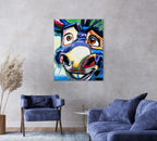 The Blue Donkey - Art Prints