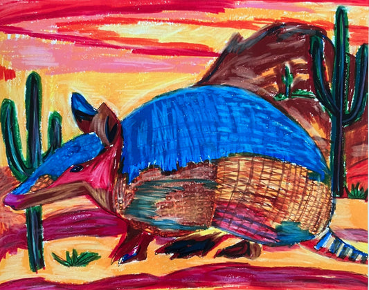 Desert Armadillo - Art Prints