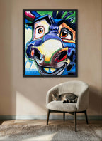 The Blue Donkey - Art Prints