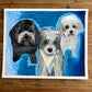 Three Buddies - ORIGINAL  14x17”