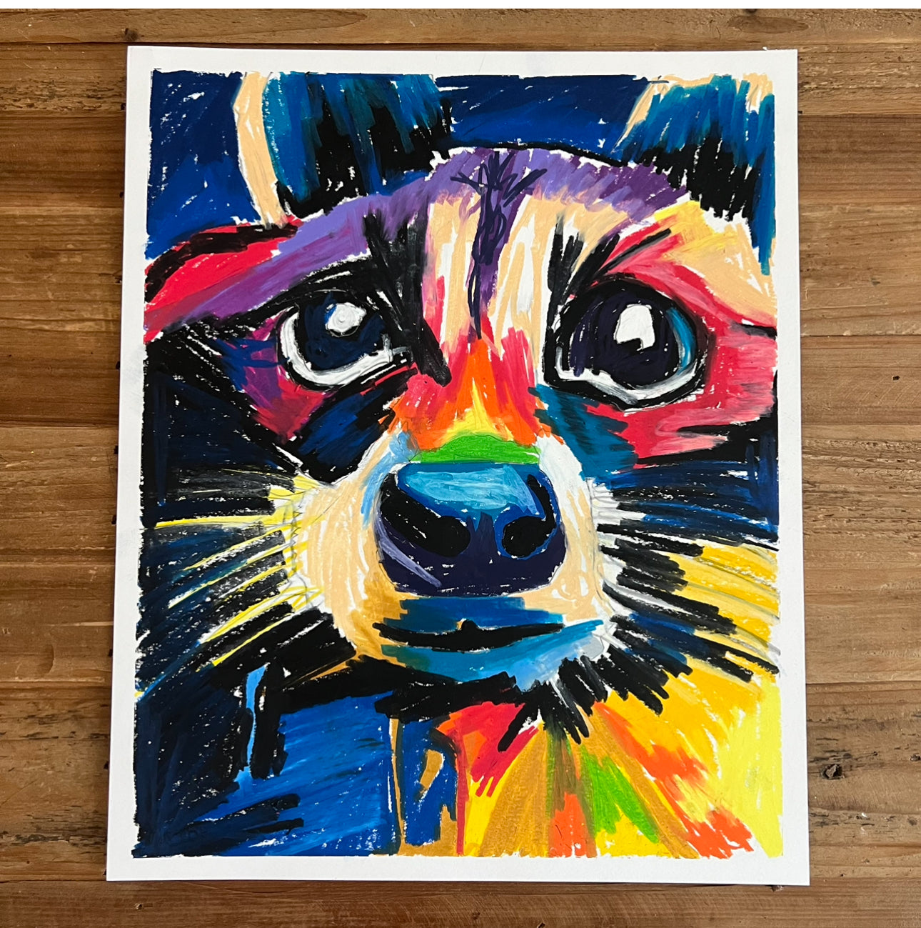 Raccoon  - ORIGINAL  14x17”