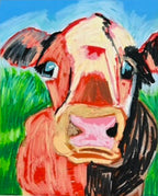 Cows - Set of 6 paper prints/canvas prints