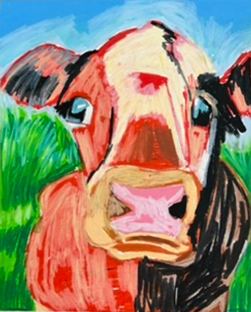 Cows - Set of 6 paper prints/canvas prints