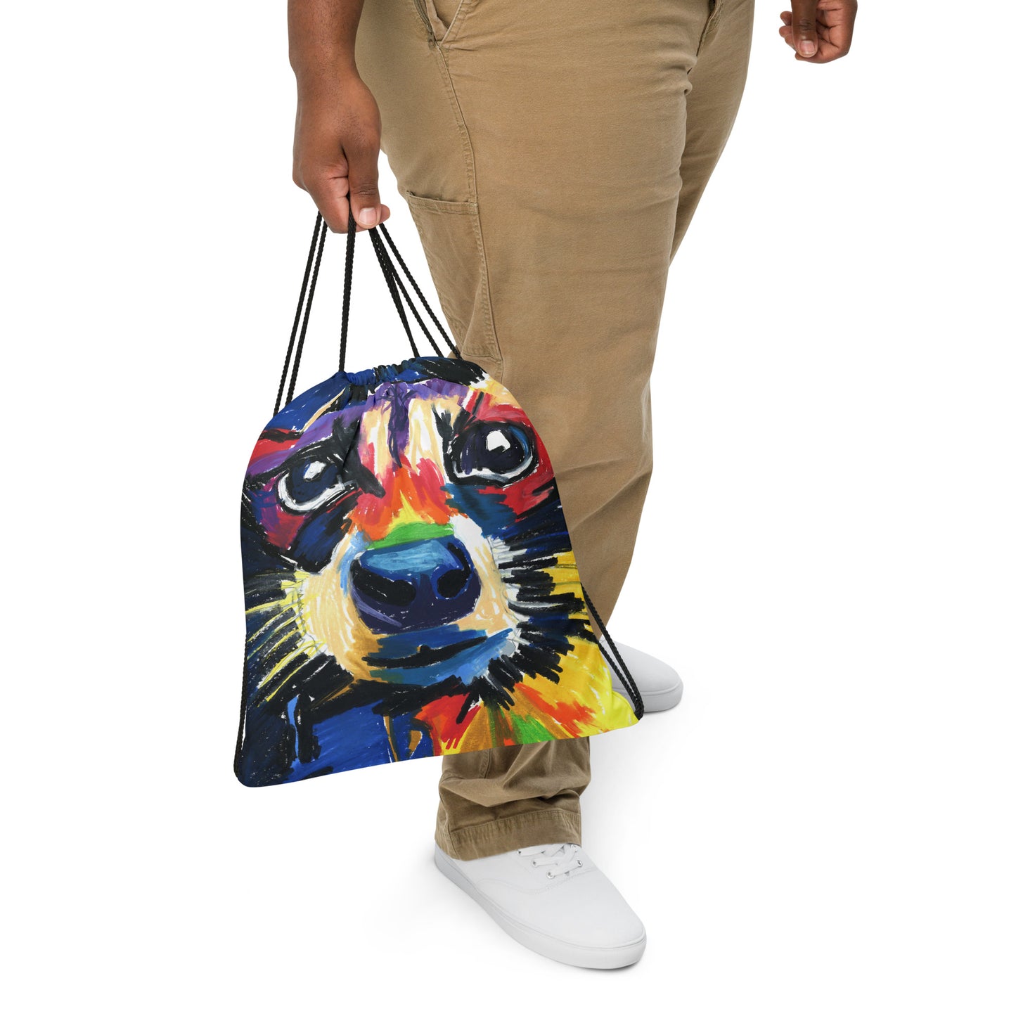 Raccoon - Drawstring bag