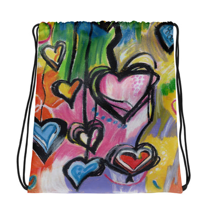 Heart - Drawstring bag