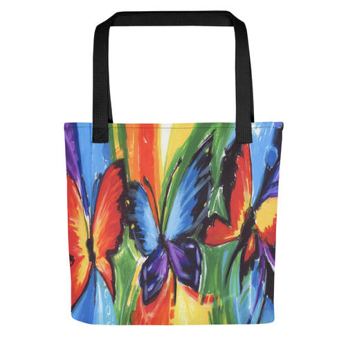Colorful Butterflies - Tote bag - Vichy's Art