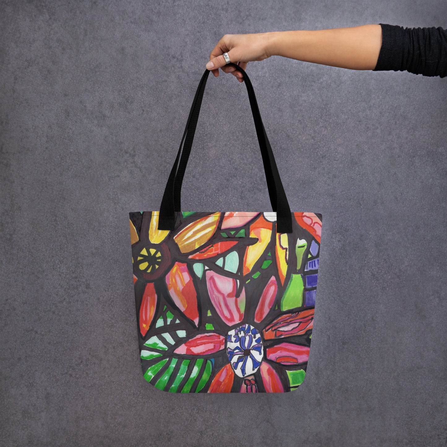 Abstract Flowers - Tote bag