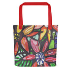 Abstract Flowers - Tote bag