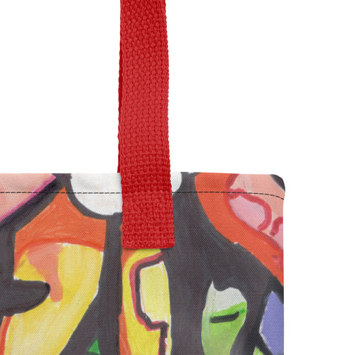Abstract Flowers - Tote bag - Vichy's Art