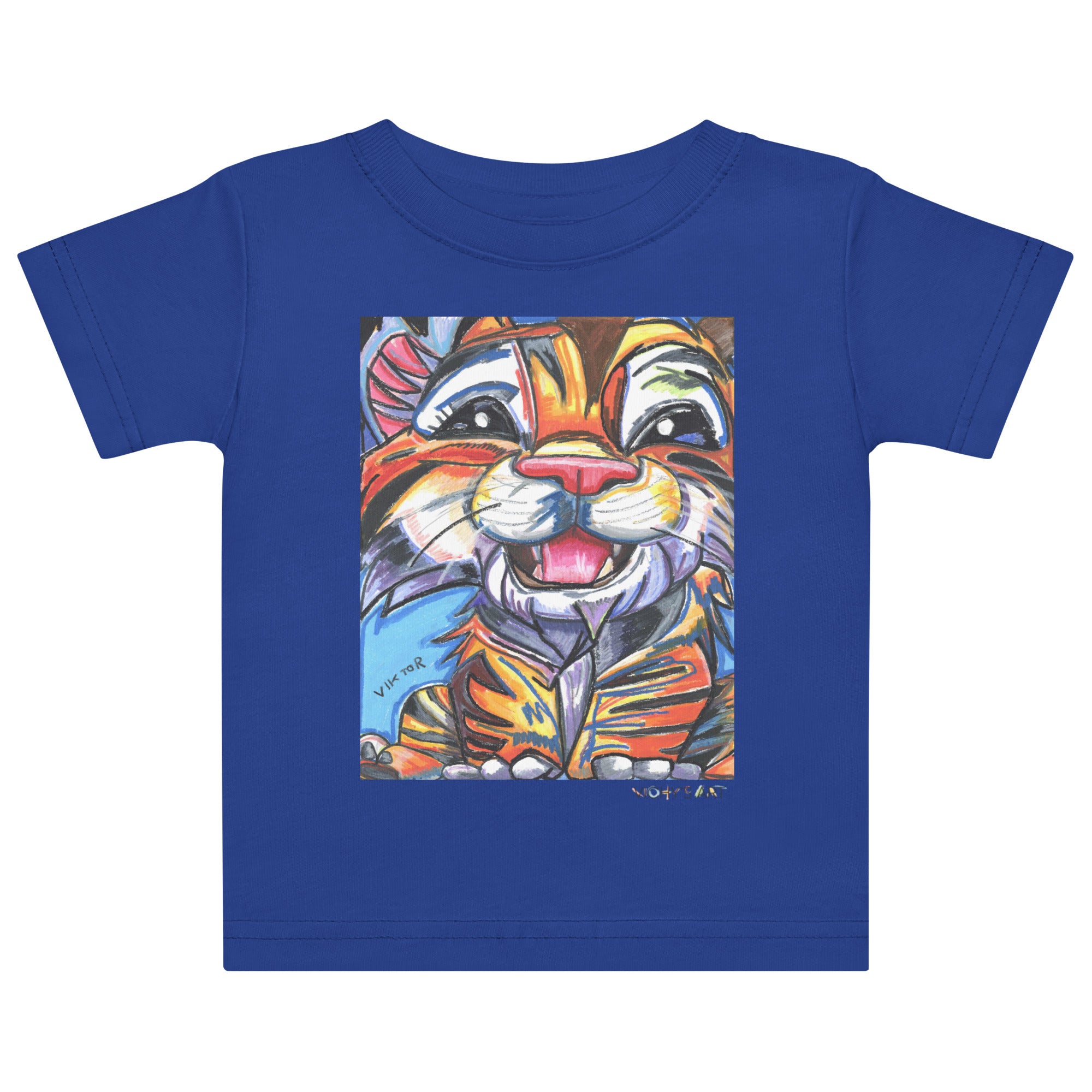 Stripy - Baby jersey t-shirt – Vichy's Art