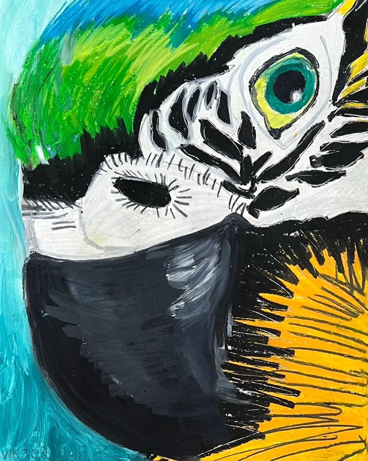 Parrots - Set of 6 paper prints/canvas prints