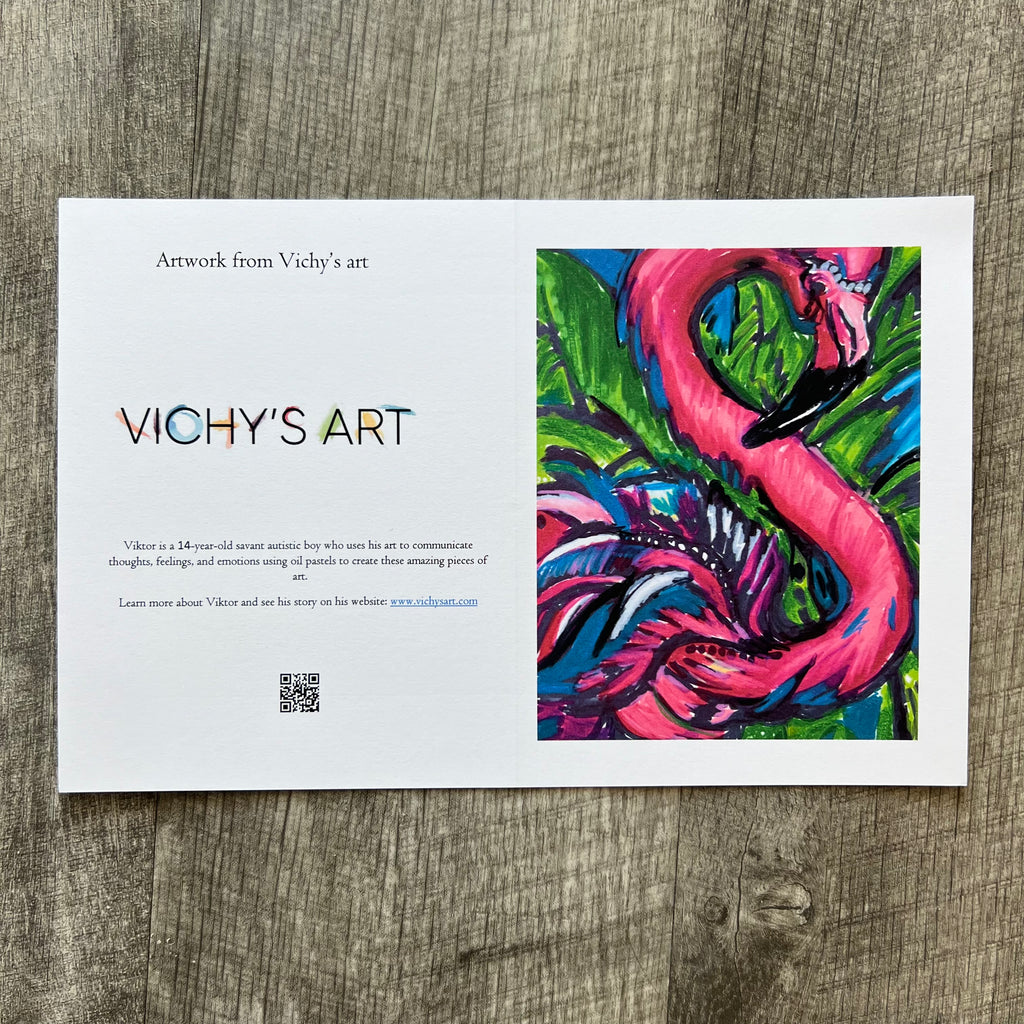 Flamingos - Greeting cards