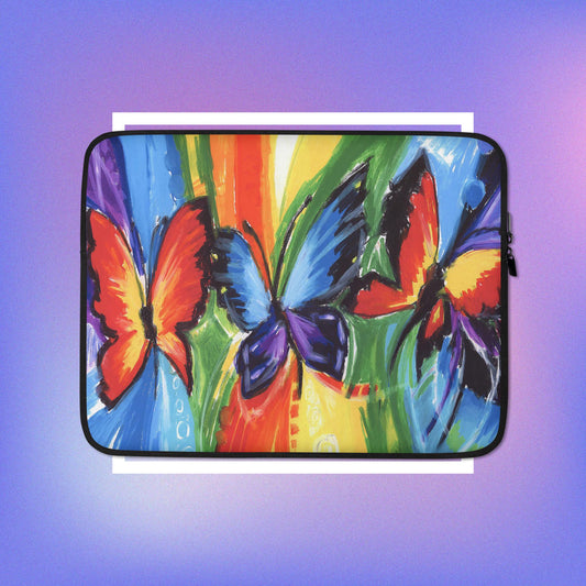 Colorful Butterflies - Laptop Sleeve