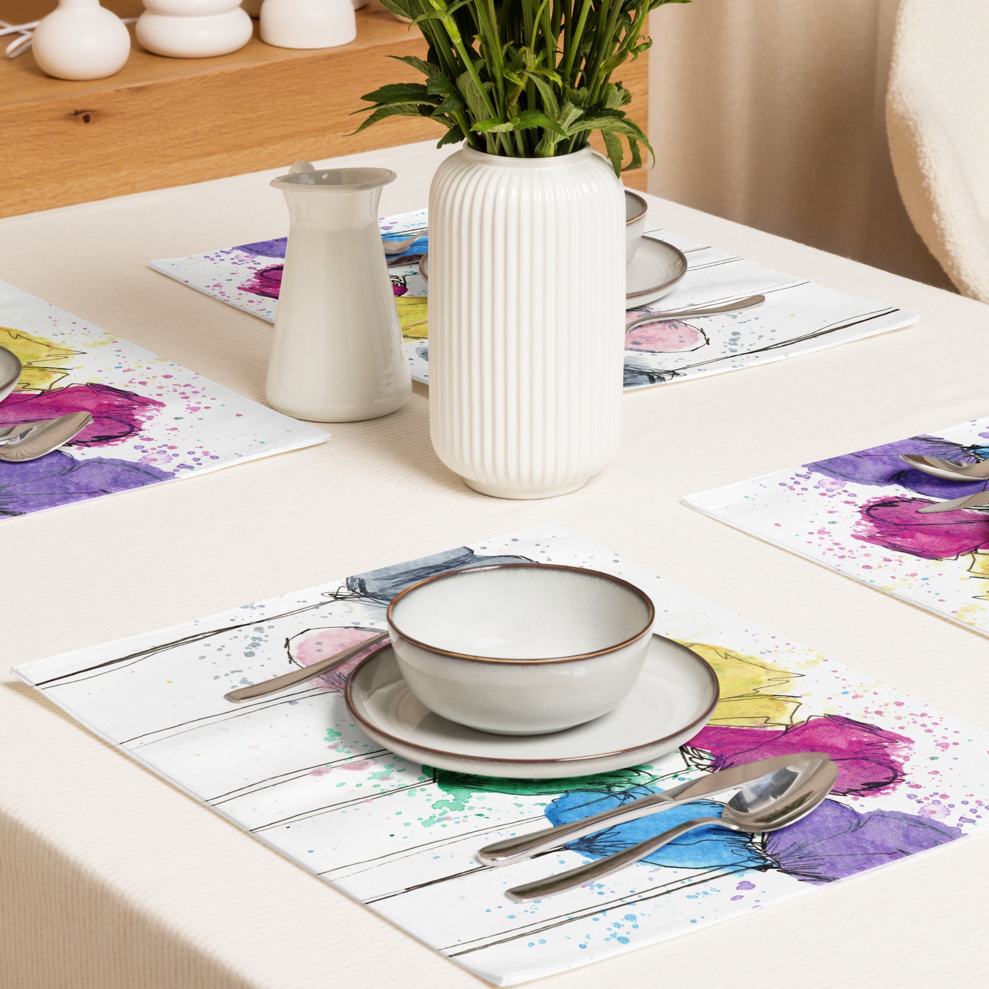 7 Flowers - Placemat Set of 4