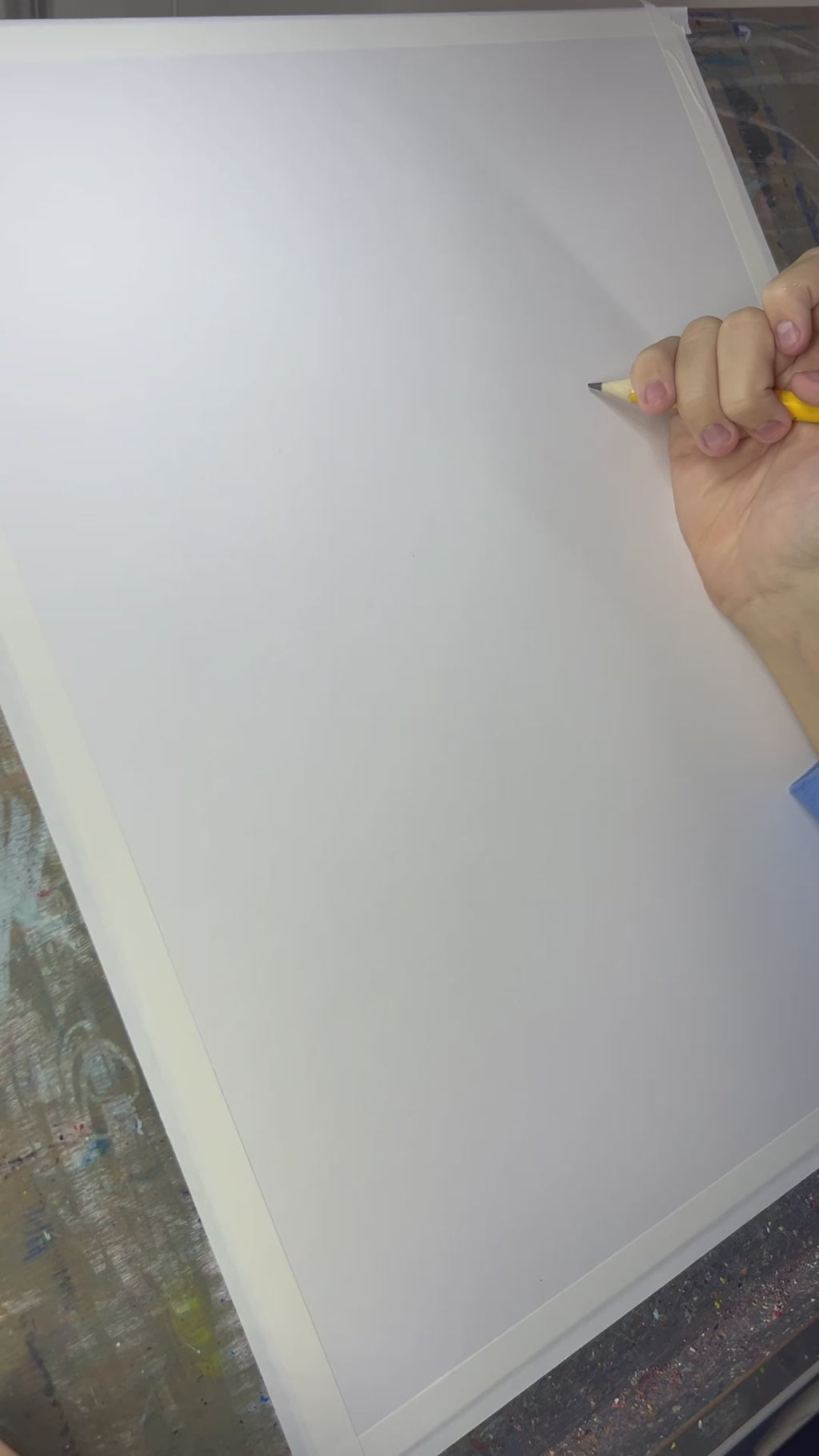 Horse And The Sunflowers - ORIGINAL  14x17”