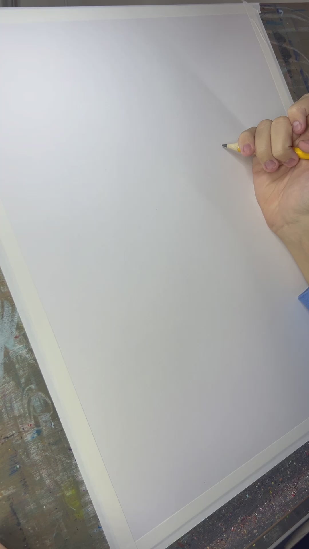 Horse And The Sunflowers - ORIGINAL  14x17”