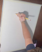 Freckles - ORIGINAL OIL PASTEL ARTWORK - 19x24" (video attached)