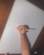 The Blue Giraffe - ORIGINAL OIL PASTEL ARTWORK - 19x24"