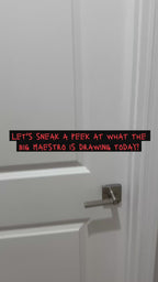 Klaus The German - ORIGINAL OIL PASTEL ARTWORK - 19x24" (video attached)