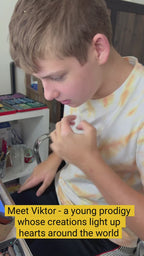 Mr Froggie the Frog - ORIGINAL  14x17” (video attached)