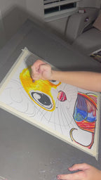 The Orange Mouse - ORIGINAL  14x17”