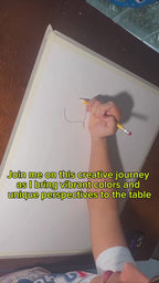 Vibrant Vesper - ORIGINAL OIL PASTEL ARTWORK - 19x24" (video attached)