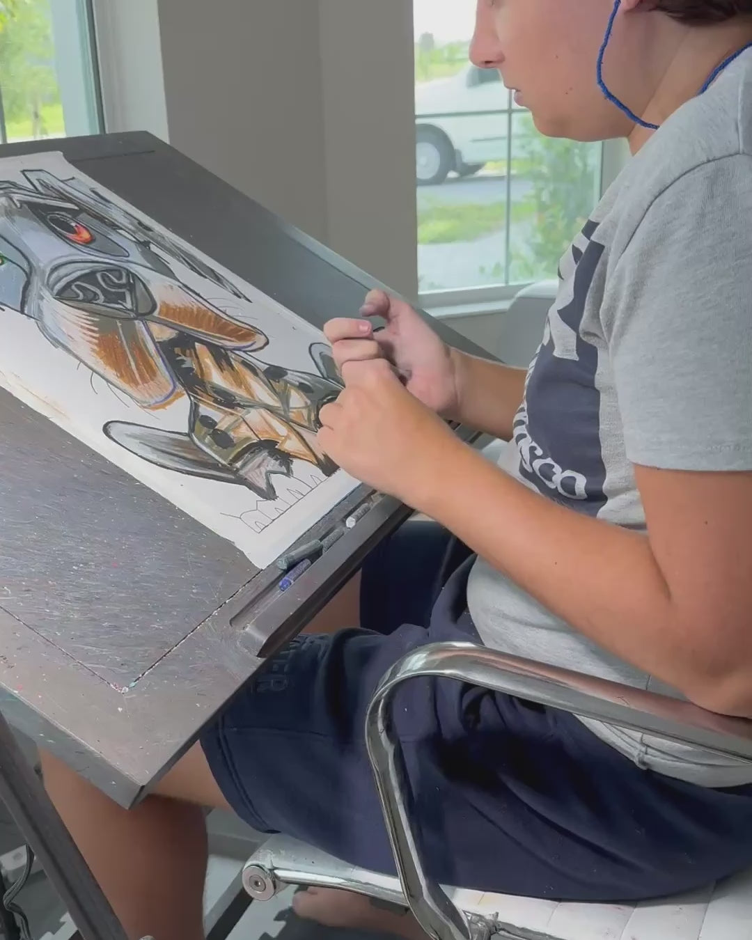 Benny  - ORIGINAL 16x20” (video attached)