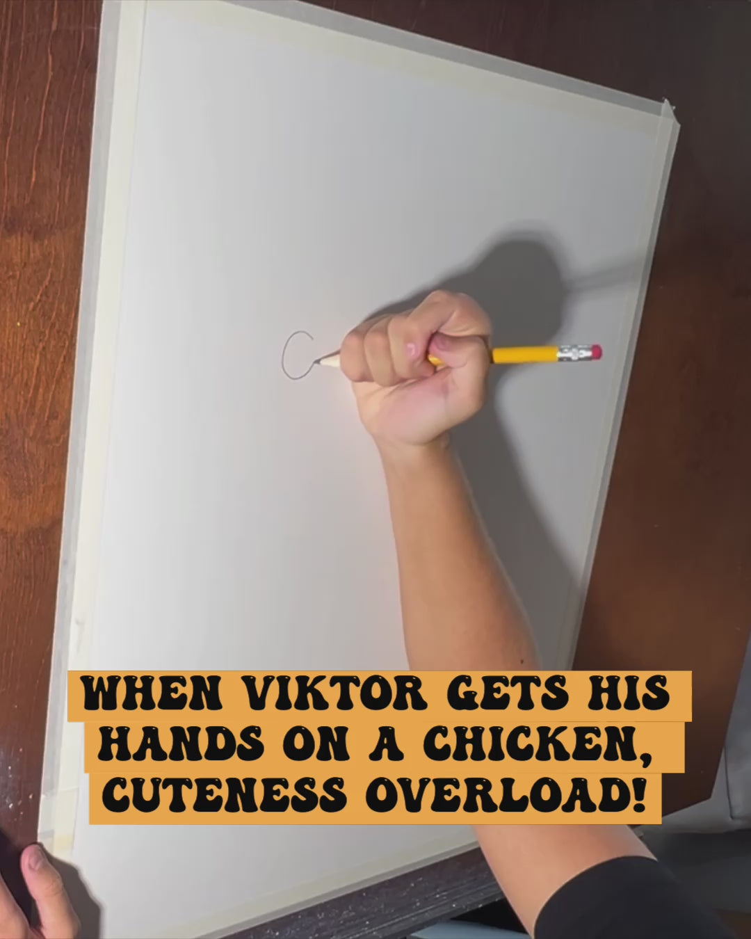 Colorful Chicken - ORIGINAL OIL PASTEL ARTWORK - 19x24" (video attached)