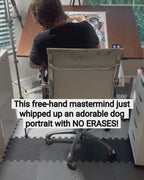 Josie - ORIGINAL OIL PASTEL ARTWORK - 19x24" (video attached)