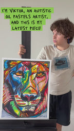 Majestic Lion - ORIGINAL 16x20”