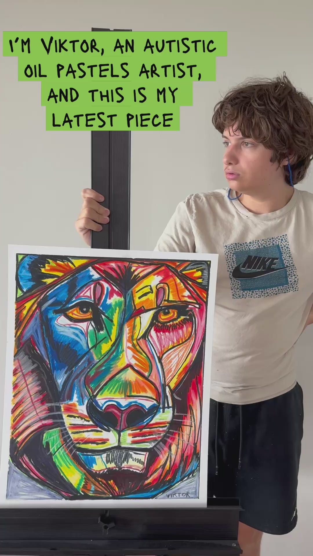 Majestic Lion - ORIGINAL 16x20”