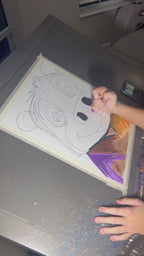 The Cute Bear - ORIGINAL  14x17”