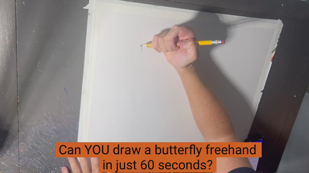 Butterfly - ORIGINAL 16x20” (video attached)