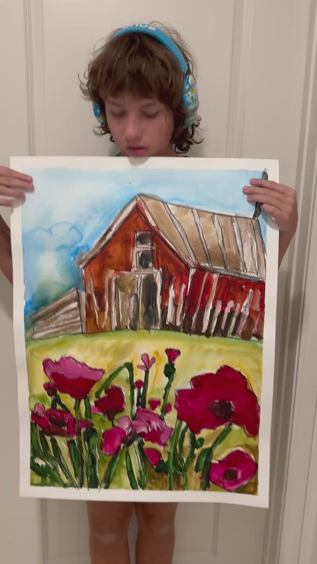 The Barn - ORIGINAL 22x30” (video attached)