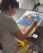 Bob Ray - ORIGINAL OIL PASTEL ARTWORK - 16x20” (Video attached)