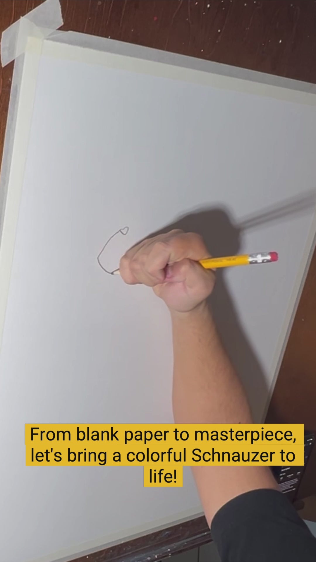 Celestial Companion - ORIGINAL OIL PASTEL ARTWORK - 19x24" (video attached)