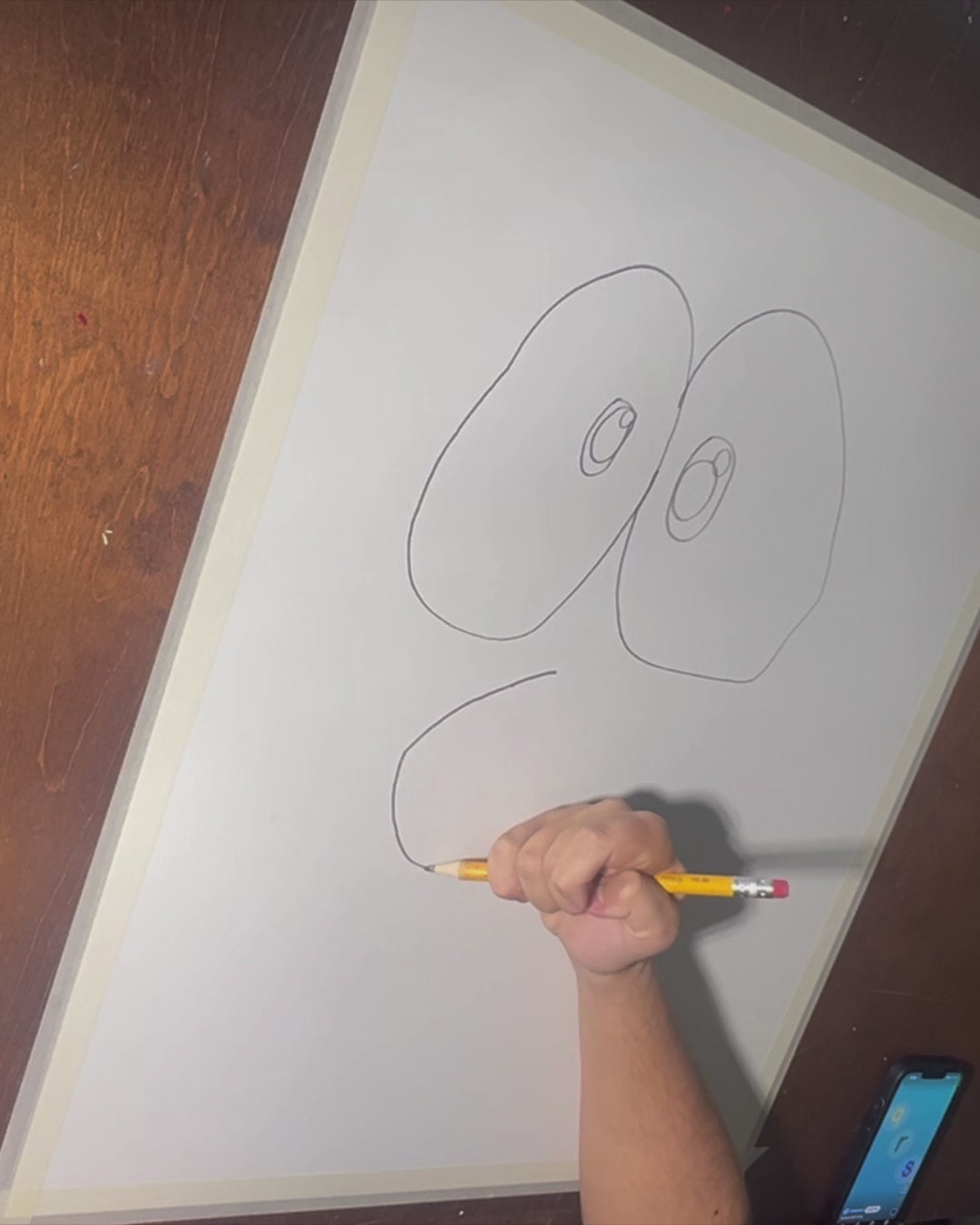 Mouse - ORIGINAL OIL PASTEL ARTWORK - 19x24"