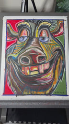 Warthog - ORIGINAL 16x20” (video attached)