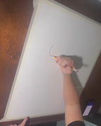 Colorful Schnoodle - ORIGINAL OIL PASTEL ARTWORK - 19x24" (video attached)