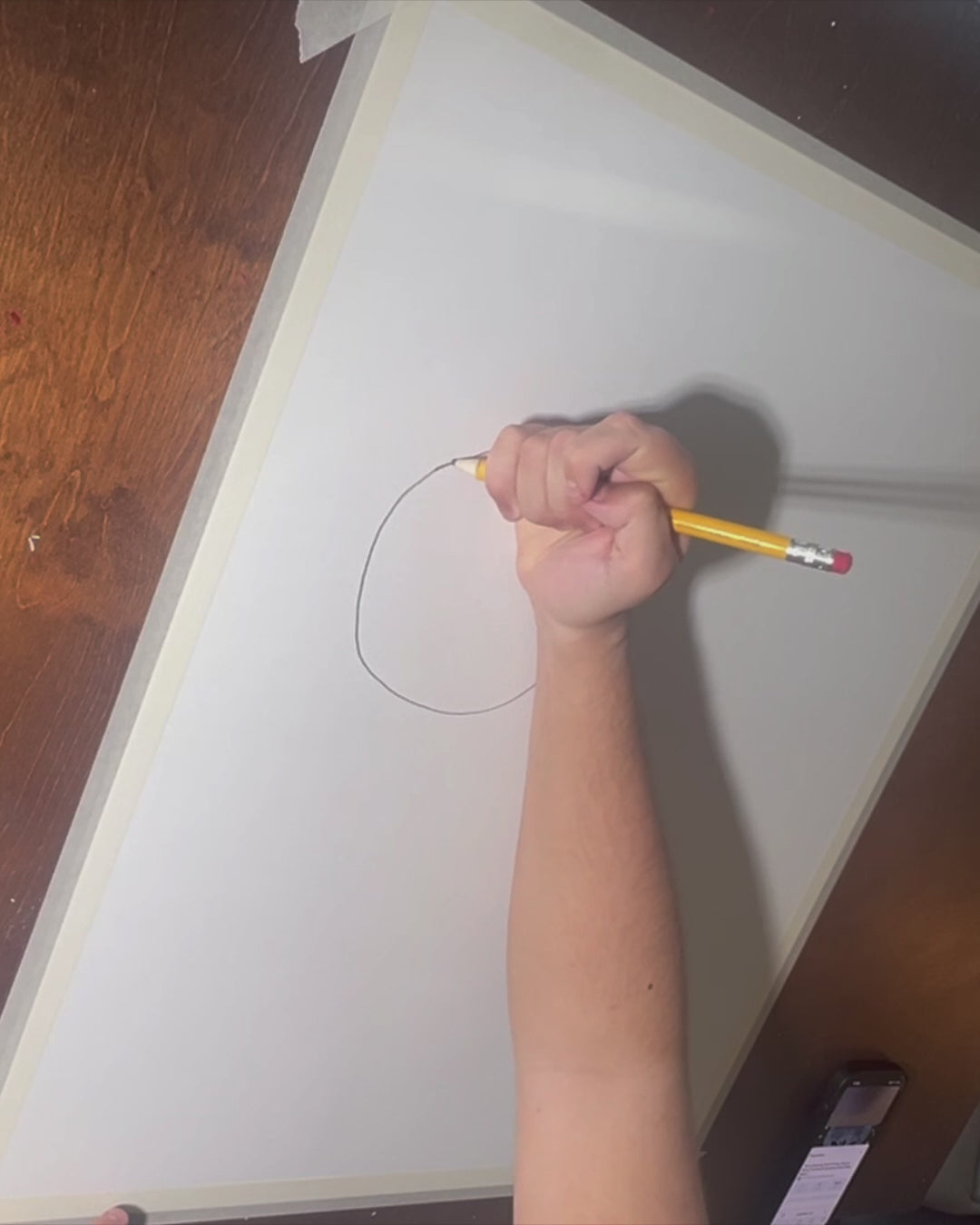 Robot II - ORIGINAL OIL PASTEL ARTWORK - 19x24"(video attached)