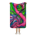 Flamingo - Sherpa blanket 37x57" (93.98x144.78cm)