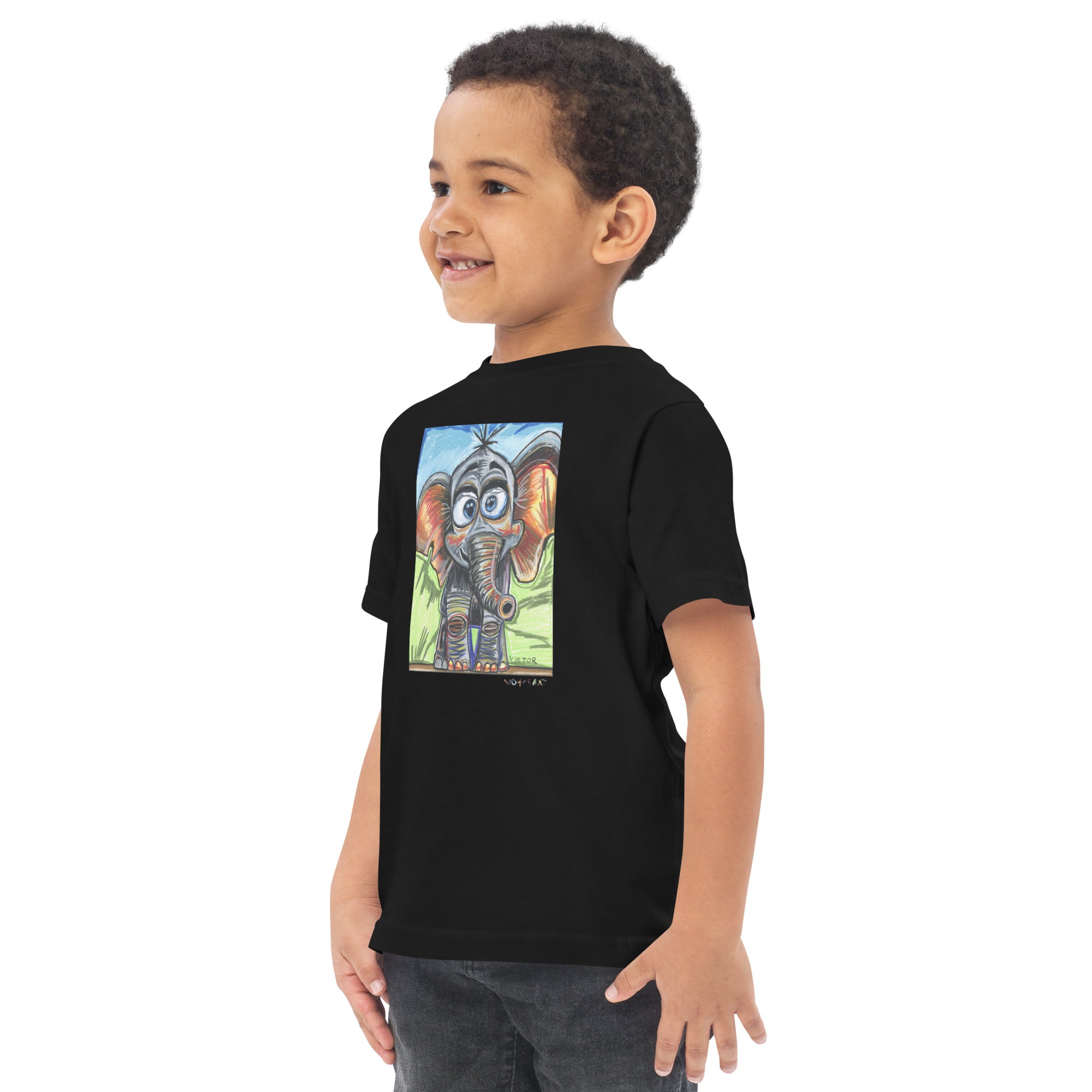 Asha - Toddler jersey t-shirt – Vichy's Art