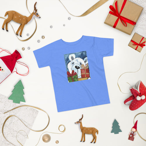 Bear - Toddler Short Sleeve Tee - Vichy's Art