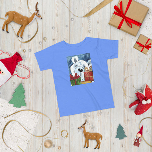 Bear - Toddler Short Sleeve Tee - Vichy's Art