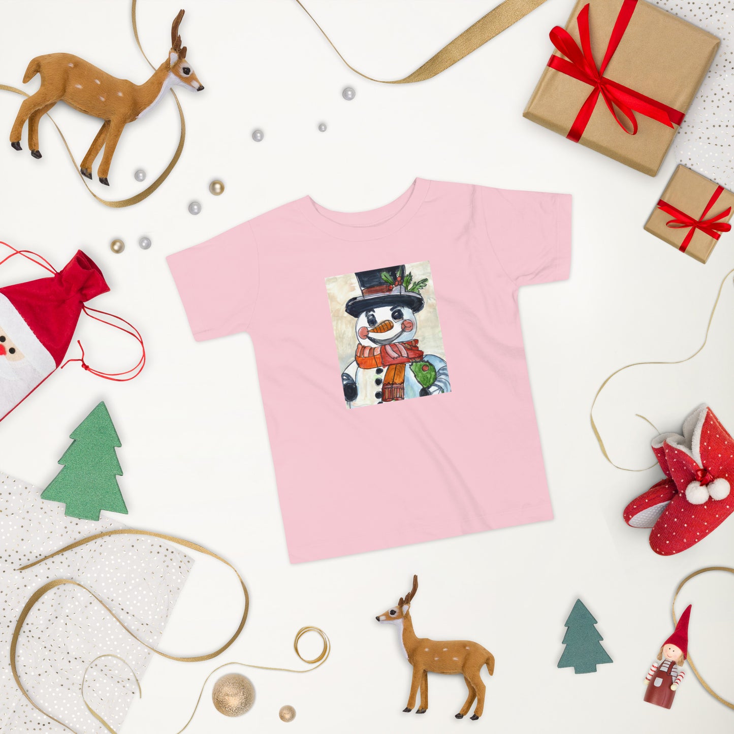 Snowman - Toddler Short Sleeve Tee