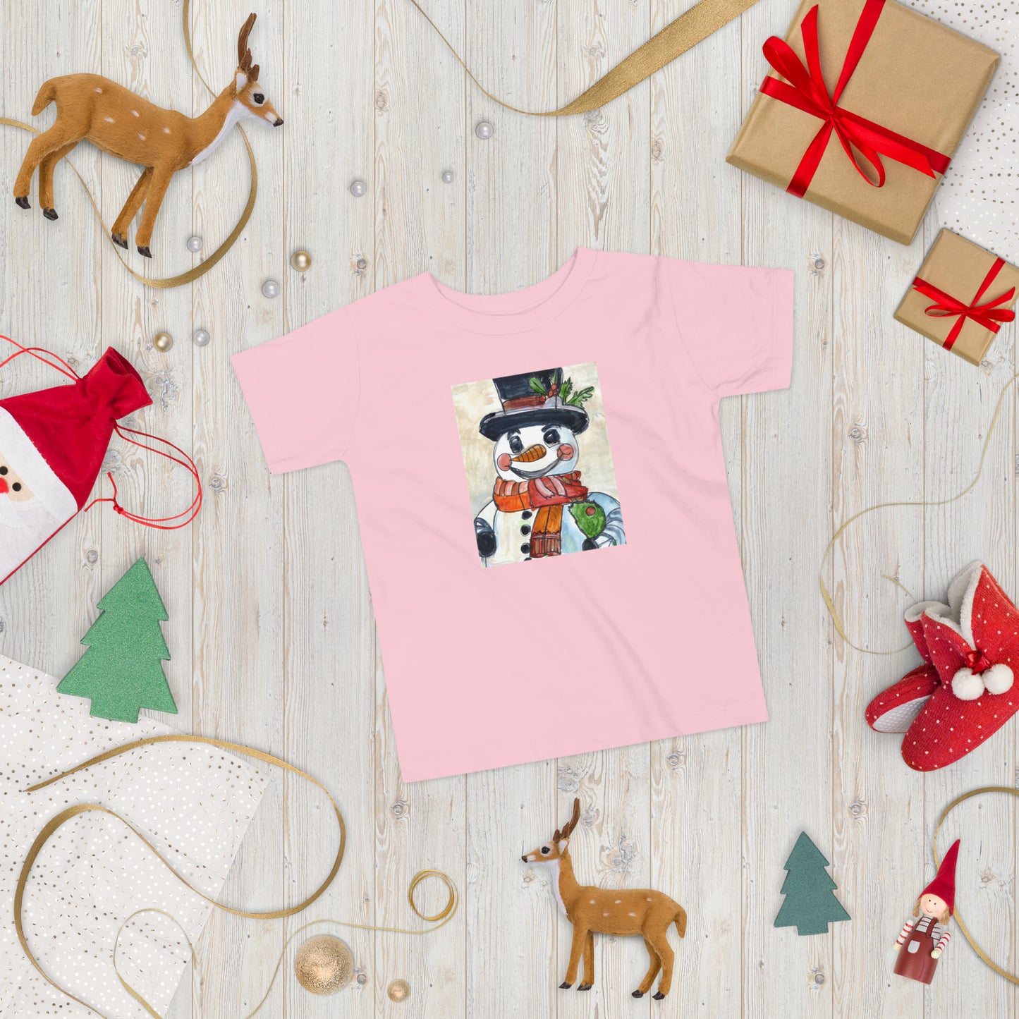 Snowman - Toddler Short Sleeve Tee