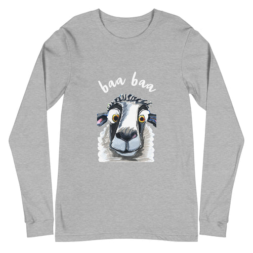 Baa Baa - Unisex Long Sleeve Tee - Vichy's Art