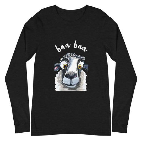Baa Baa - Unisex Long Sleeve Tee - Vichy's Art