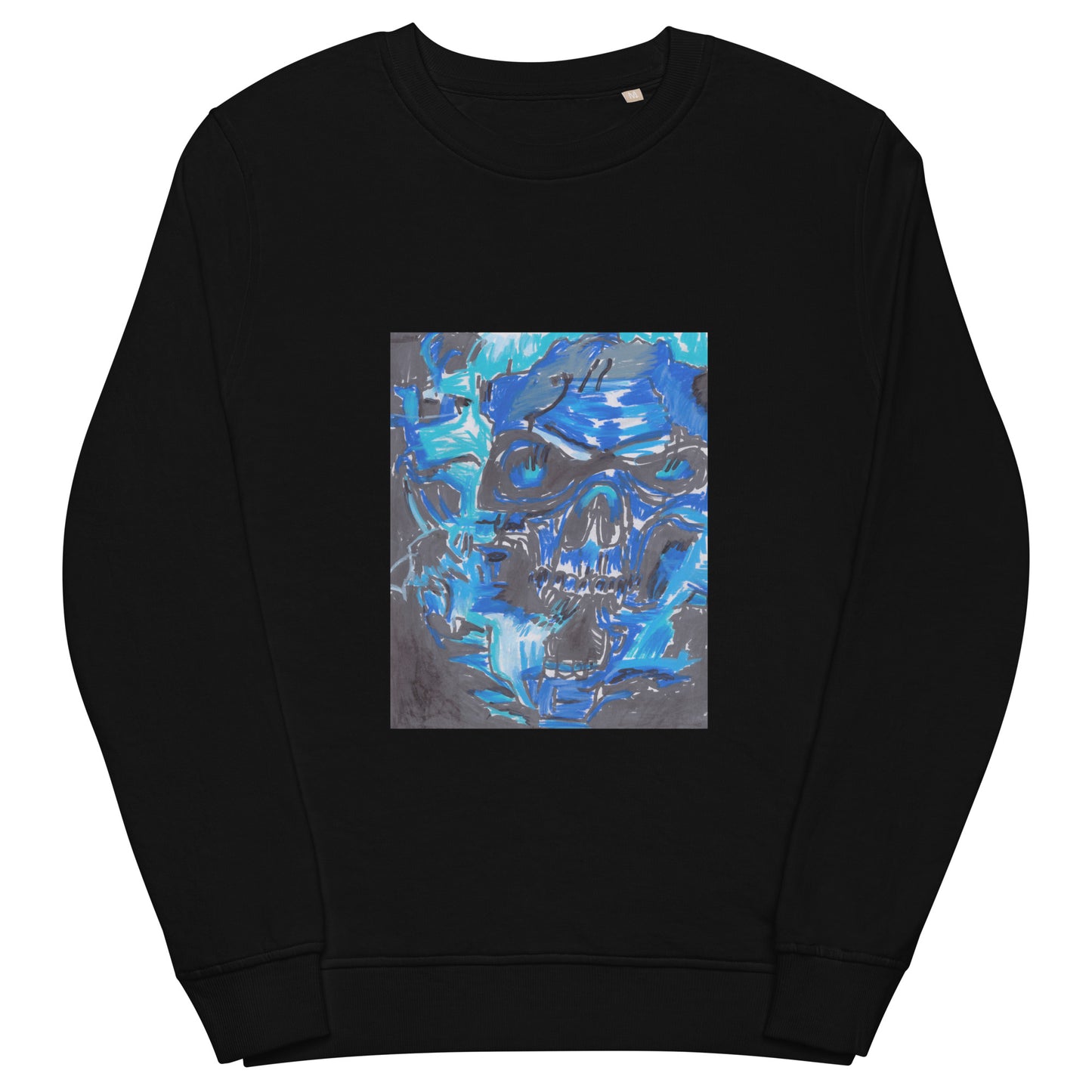 Skull - Unisex organic sweatshirt