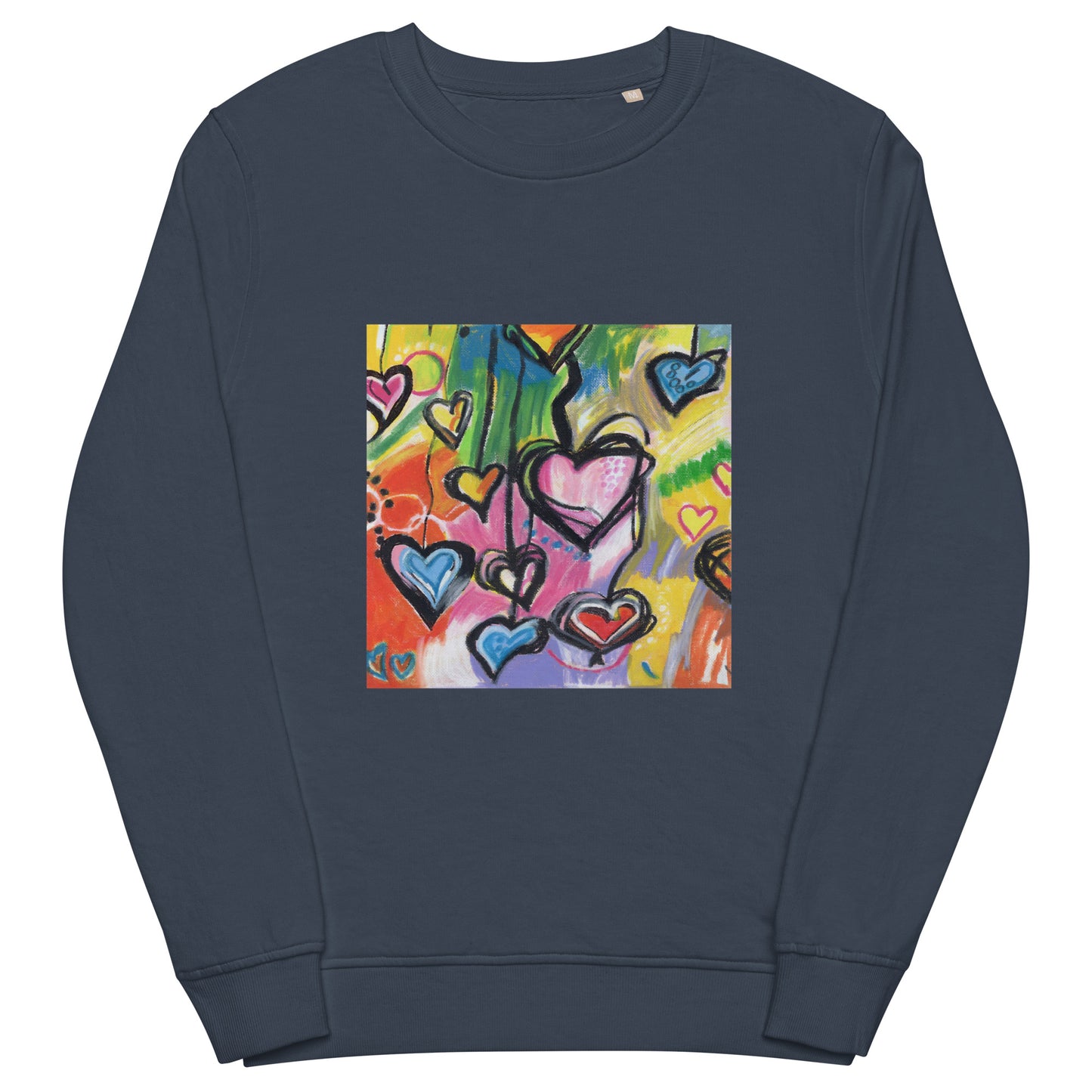 Hearts - Unisex organic sweatshirt